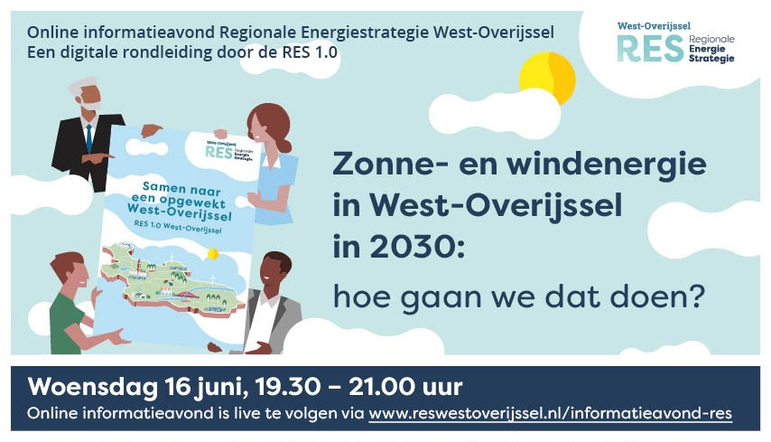 Bericht RES West-Overijssel organiseert online informatieavond RES 1.0 bekijken